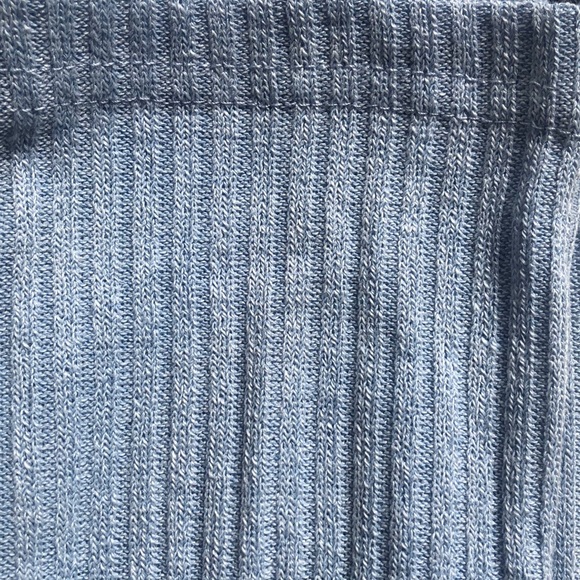 NWOT Rib-Knit Baby Blue Tee and Tie Waist Leggings Set M - Picture 9 of 9